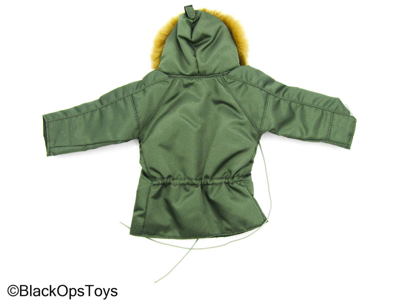Load image into Gallery viewer, Green Cold Weather N-3B Flight Jacket
