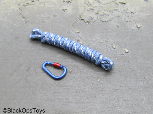 Exo Suit Test-02 - Blue Climbing Robe & Carabiner