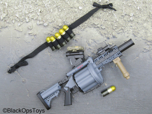 Exo Suit Test-02 - 40mm Grenade Launcher w/Sling & Attachments