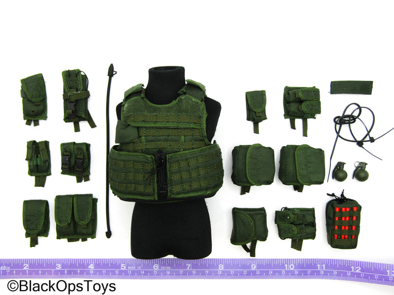 Load image into Gallery viewer, Soldier Story SS020 Green MOLLE RAV Assault Vest w/Pouch Set
