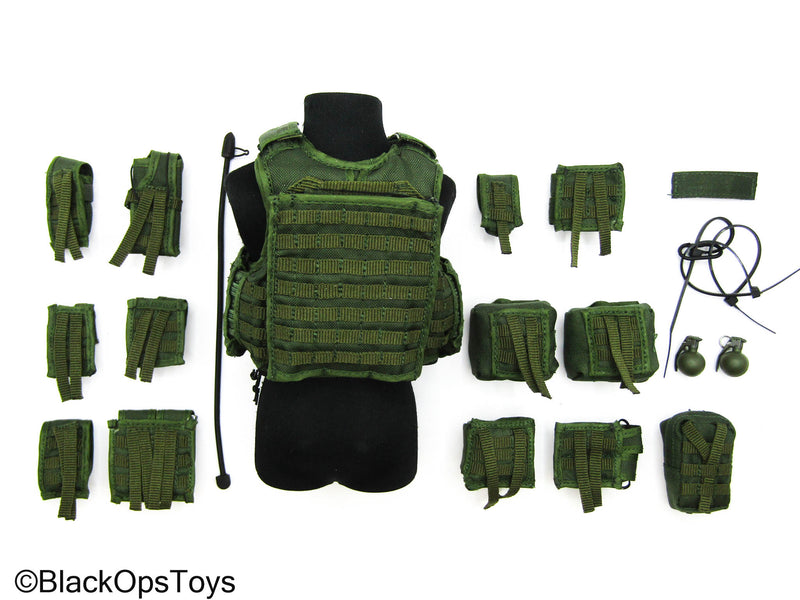 Load image into Gallery viewer, Soldier Story SS020 Green MOLLE RAV Assault Vest w/Pouch Set
