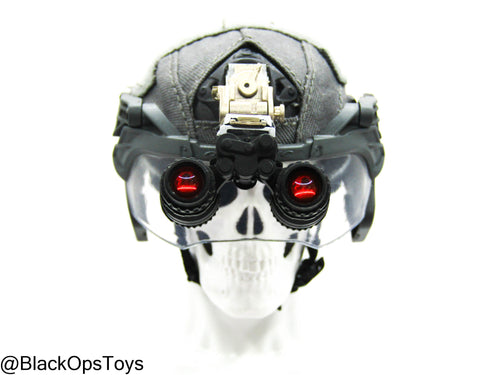 ZERT AMG Juggernaut - Wolf Grey Helmet w/NVG & Face Shield Set