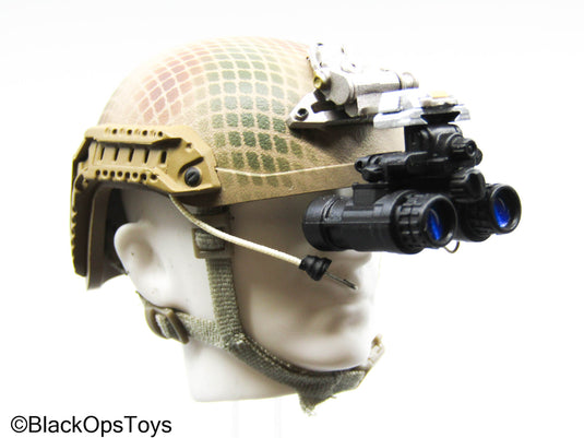 Snakeskin Camo Helmet w/NVG