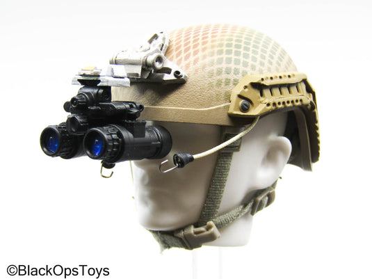 Snakeskin Camo Helmet w/NVG
