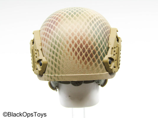 Snakeskin Camo Helmet w/NVG