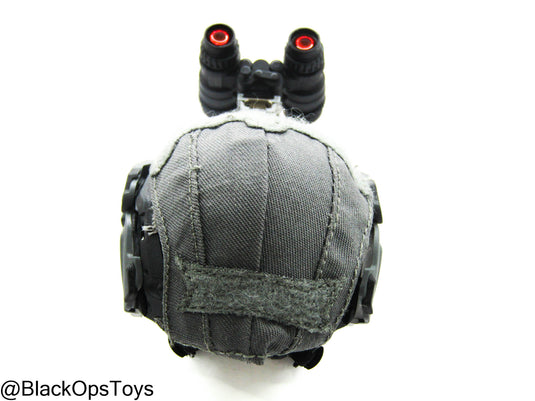 ZERT AMG Juggernaut - Wolf Grey Helmet w/NVG & Face Shield Set