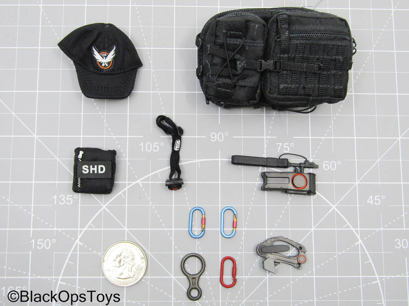 Load image into Gallery viewer, The Division - Black Backpack w/Hat &amp; Gear Set
