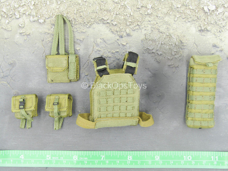 Load image into Gallery viewer, SMU - USA Exclusive Operator - OD Green Plate Carrier &amp; Pouch Set
