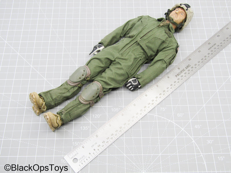 Load image into Gallery viewer, Male Marine OD Green Dressed Base Body w/Headsculpt (Playhouse)
