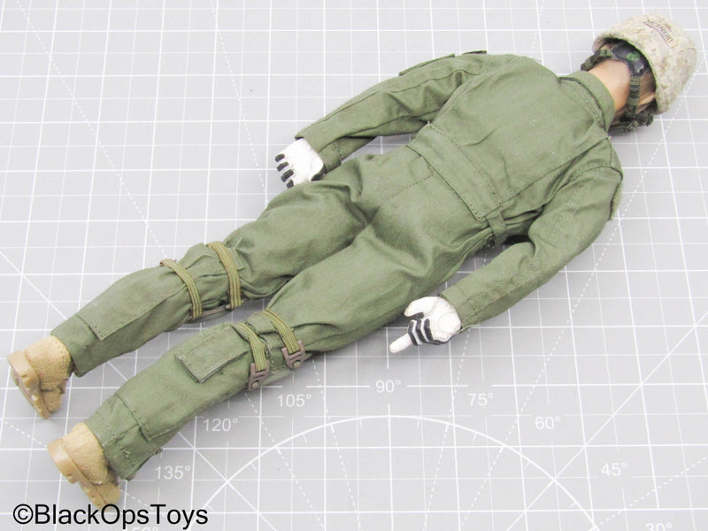 Load image into Gallery viewer, Male Marine OD Green Dressed Base Body w/Headsculpt (Playhouse)
