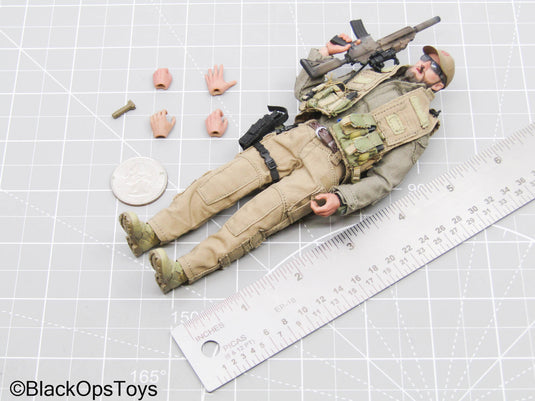 1/12 DEVGRU Red Team Male Full Dressed Body w/Weapon & Gear Set