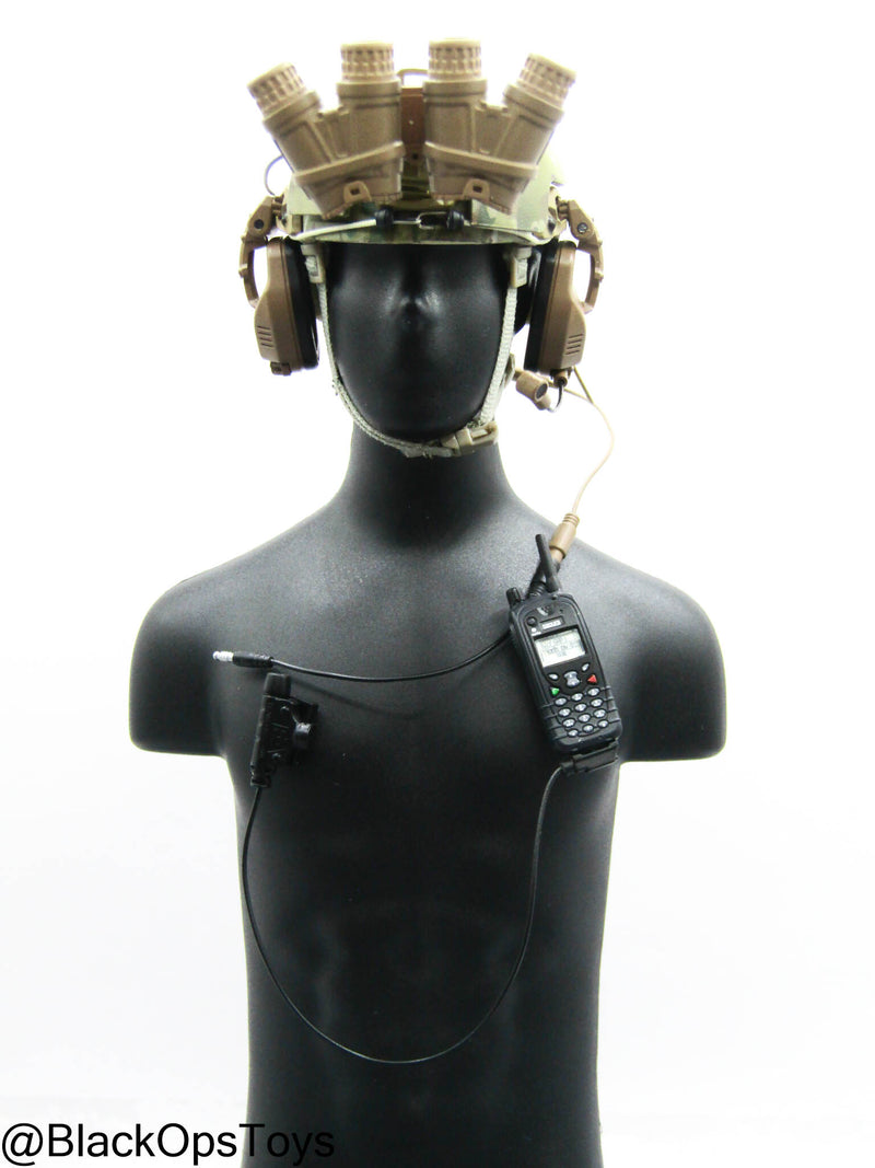 Load image into Gallery viewer, Custom Multicam Helmet w/Chimera NVG &amp; Communications Set
