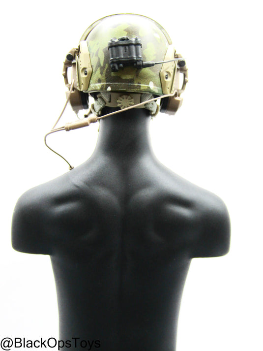 Custom Multicam Helmet w/Chimera NVG & Communications Set