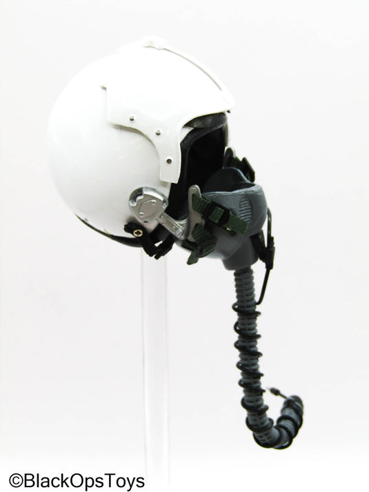 White HGU-55 Flight Helmet