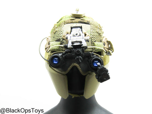 Custom Multicam Helmet w/NVG & Goggles Set