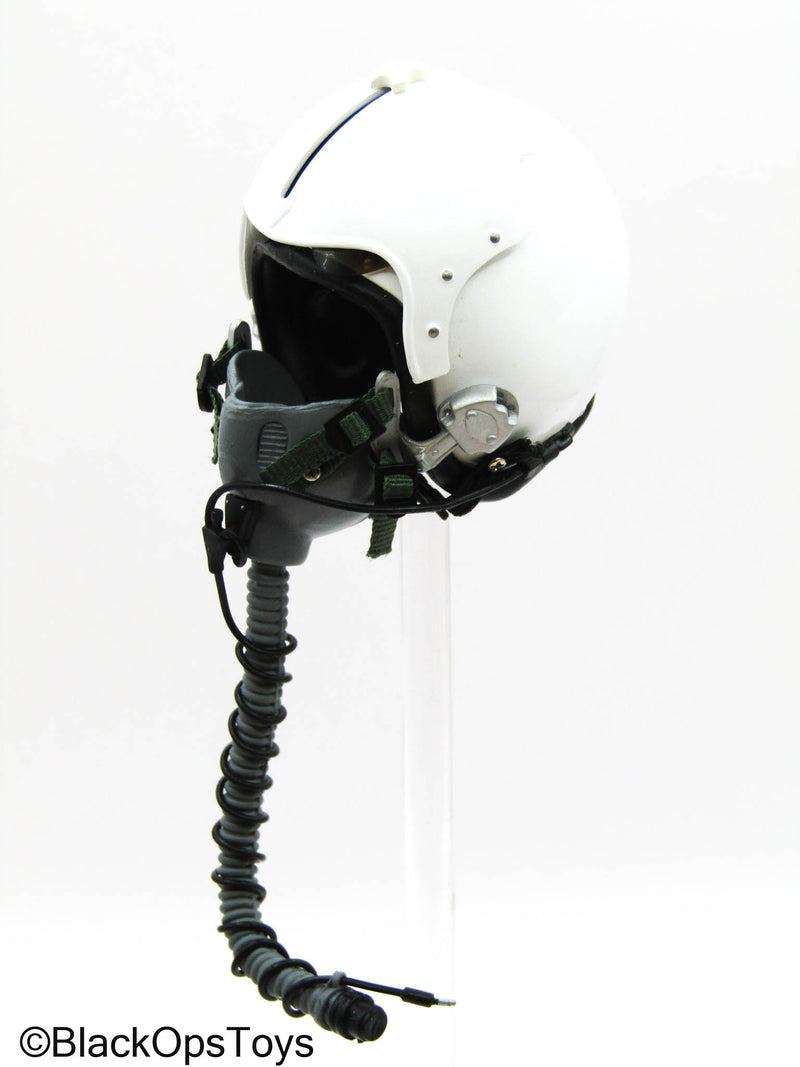 Load image into Gallery viewer, White HGU-55 Flight Helmet
