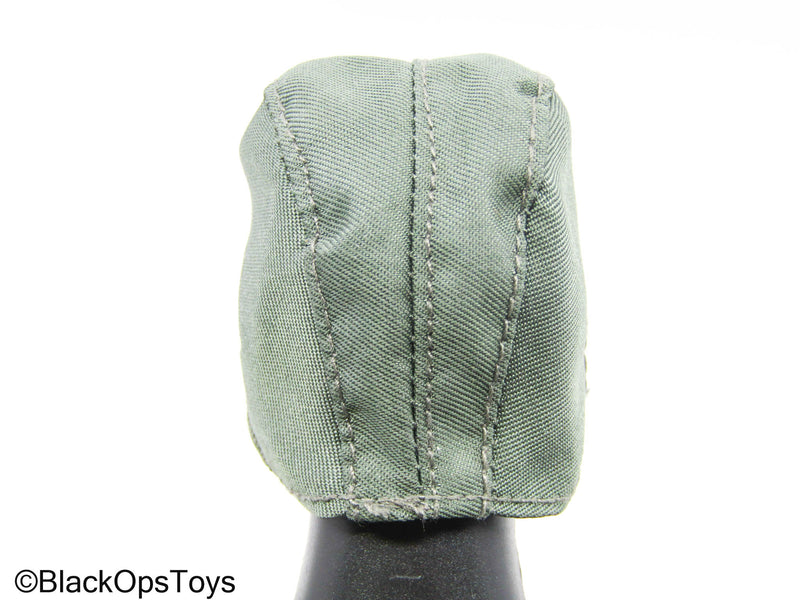Load image into Gallery viewer, White &amp; Blue Aviator Helmet w/ OD Green Skull Cap &amp; Oxygen Mask

