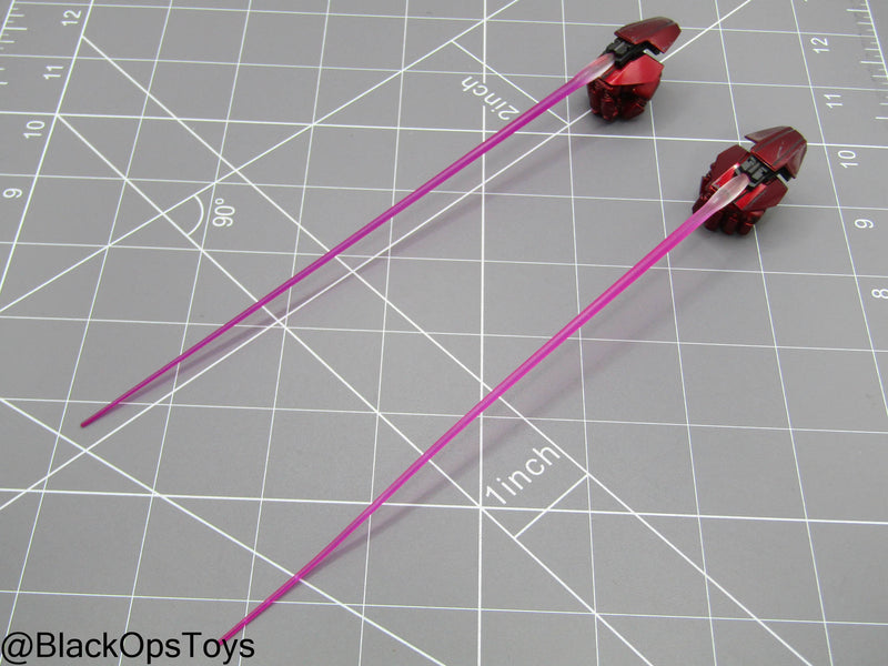Load image into Gallery viewer, Iron Man - Red Hand Set w/Purple Lasers (READ DESC)

