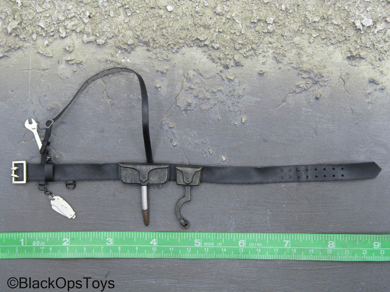Load image into Gallery viewer, Mad Max - Black Leather Like Belt w/Tools
