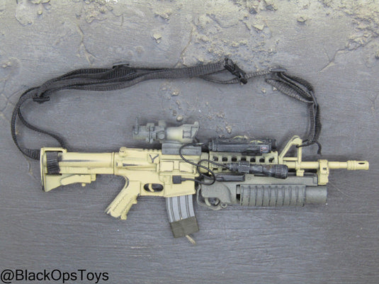 Bam 1/6 M4 Rifle w/Attachment Set (Hot Toys)