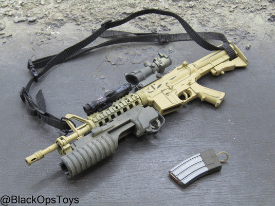 Bam 1/6 M4 Rifle w/Attachment Set (Hot Toys)