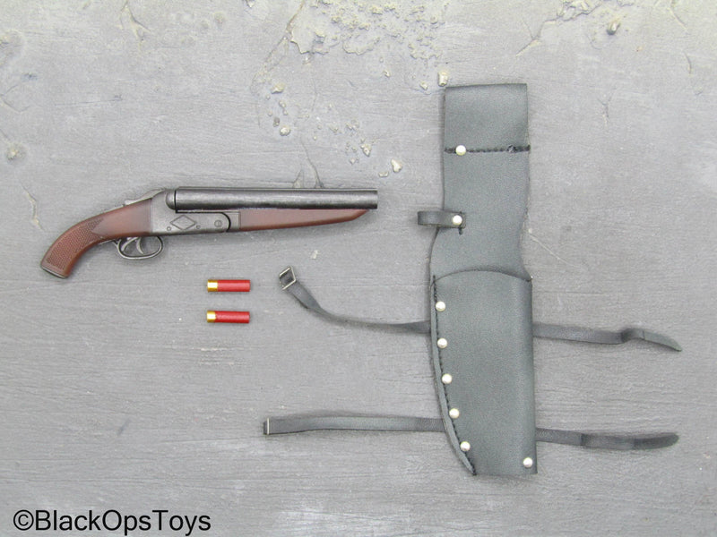 Load image into Gallery viewer, Mad Max - Sawed Off Break Action Double Barrel Shotgun w/Holster
