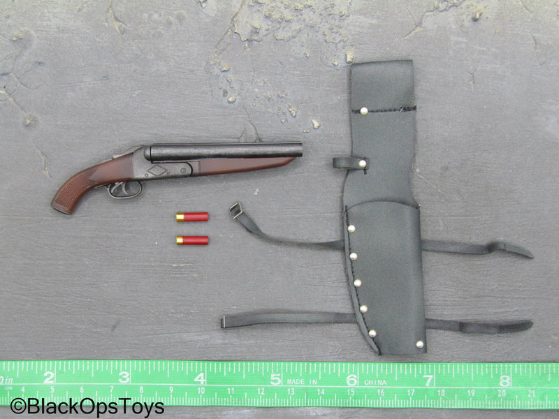 Load image into Gallery viewer, Mad Max - Sawed Off Break Action Double Barrel Shotgun w/Holster
