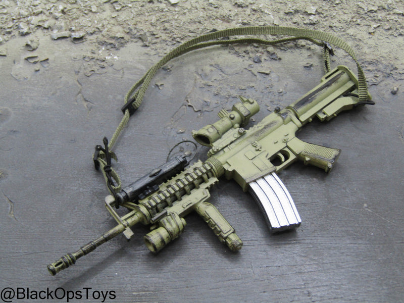 Load image into Gallery viewer, Bam 1/6 M4 Rifle w/Attachment Set (Very Hot Toys)
