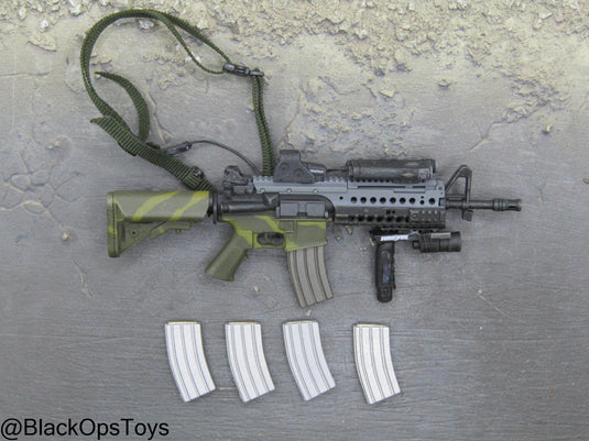 Bam 1/6 M4 Rifle w/Attachment Set (Hot Toys)