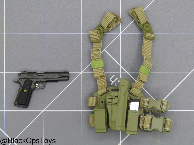 Load image into Gallery viewer, 1911 Pistol w/Drop Leg Holster
