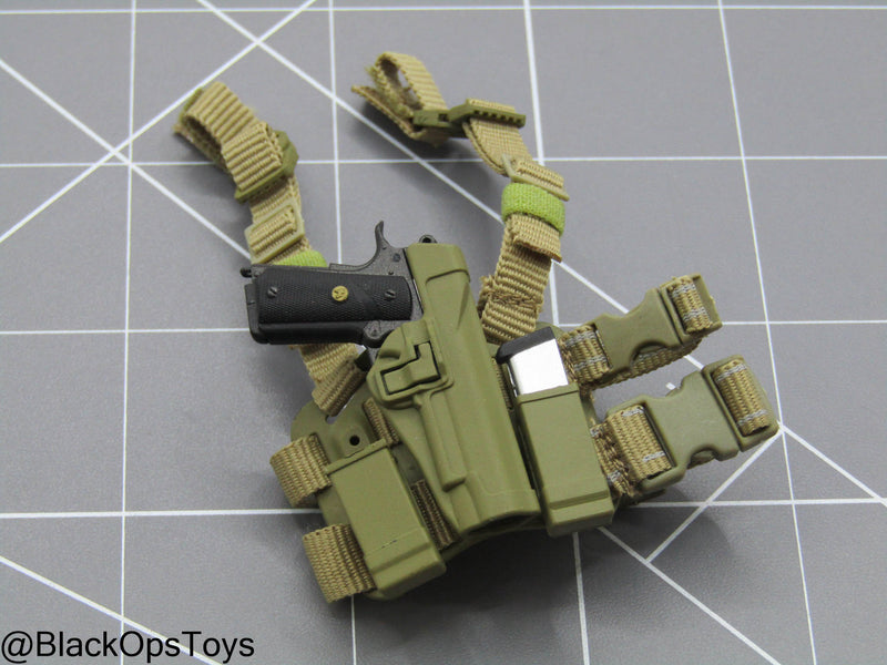 Load image into Gallery viewer, 1911 Pistol w/Drop Leg Holster
