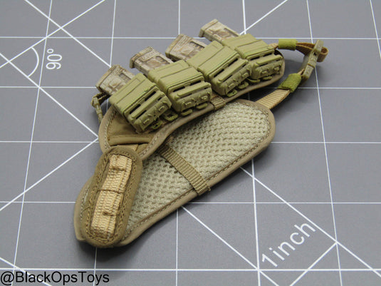 Custom Pro Built - Tan Bandoleer w/Magazine Holsters