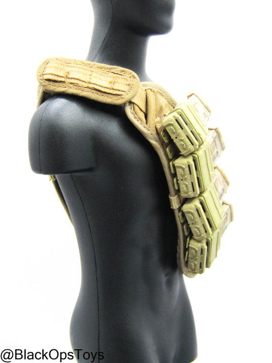 Custom Pro Built - Tan Bandoleer w/Magazine Holsters