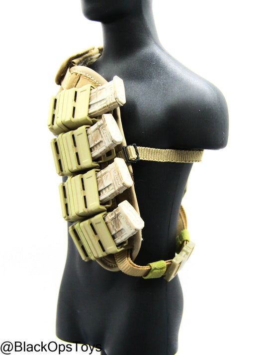 Custom Pro Built - Tan Bandoleer w/Magazine Holsters
