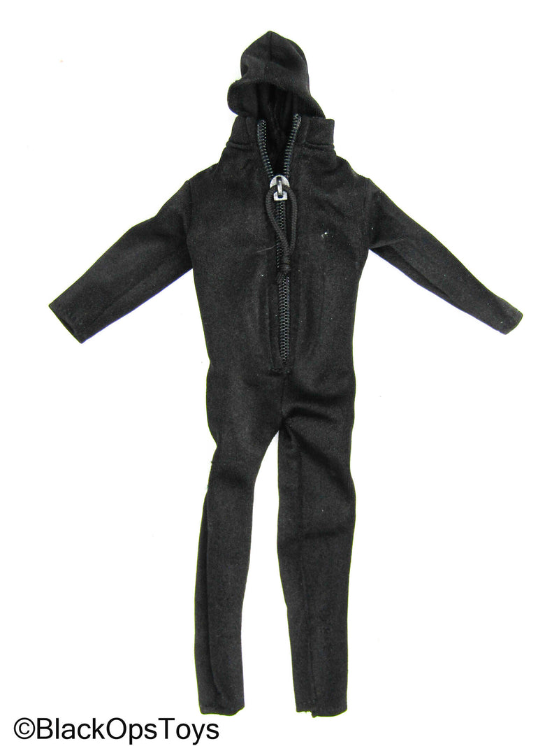 Load image into Gallery viewer, Scratch &amp; Dent (READ DESC) - Black Hooded Wetsuit
