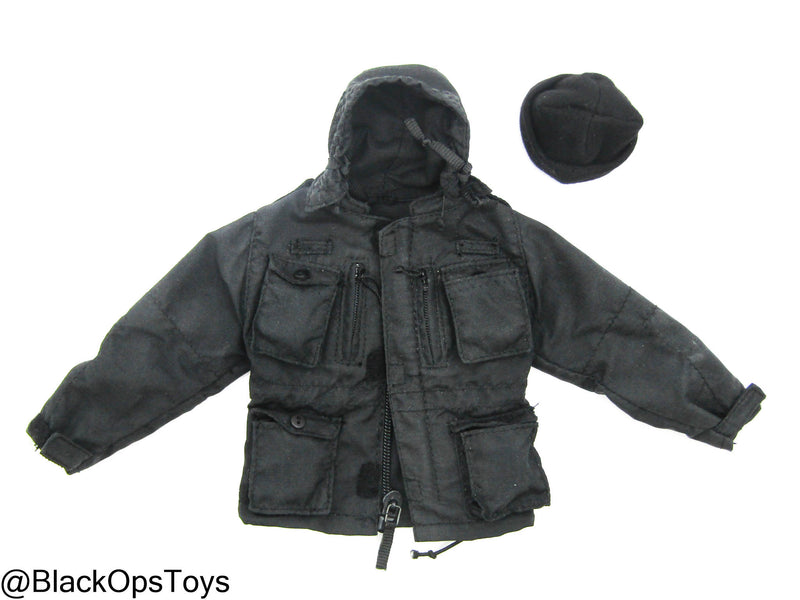 Load image into Gallery viewer, Bam 1/6 Black British SAS Jacket w/Beanie (Toy Soldier)

