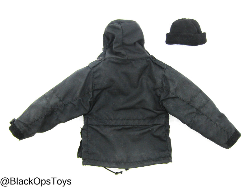 Load image into Gallery viewer, Bam 1/6 Black British SAS Jacket w/Beanie (Toy Soldier)
