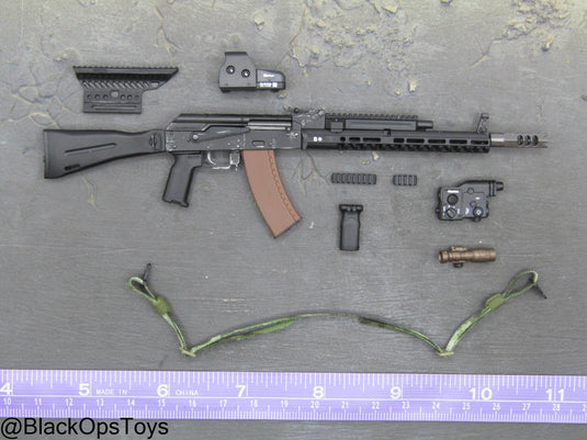 SOBR - Version R - Black AK74 Rifle w/Folding Stock & Attachment Set