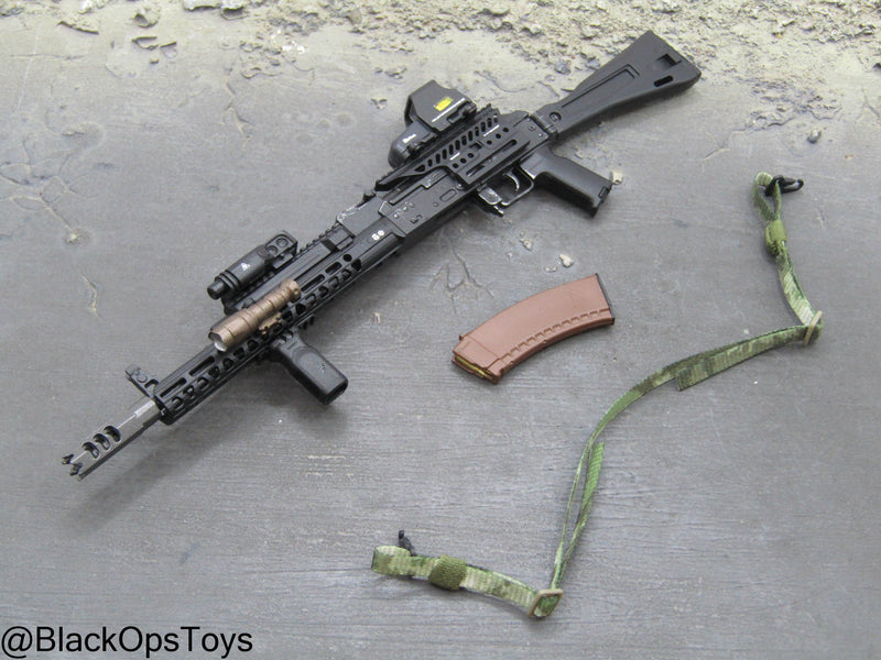 Load image into Gallery viewer, SOBR - Version R - Black AK74 Rifle w/Folding Stock &amp; Attachment Set
