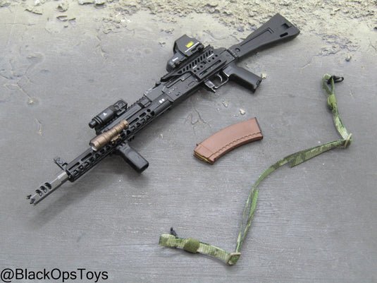 SOBR - Version R - Black AK74 Rifle w/Folding Stock & Attachment Set