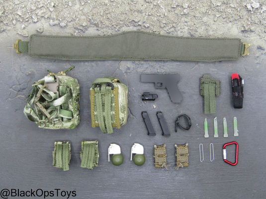 SOBR - Version R - Battle Belt w/Pistol, Gear, & Pouch Set