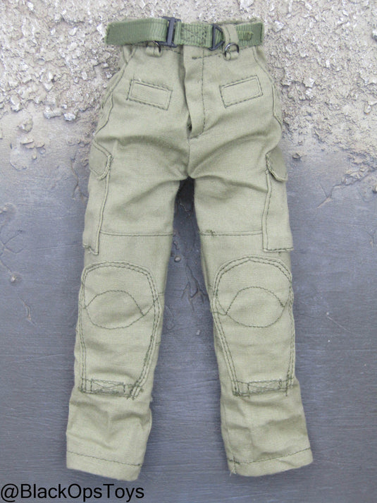 Bam 1/6 OD Green Combat Pants w/Belt