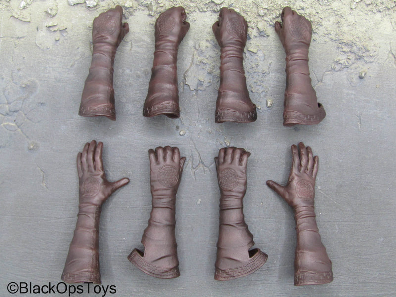 Load image into Gallery viewer, Scratch &amp; Dent (READ DESC) - Female Brown Long Gloved Hand Set
