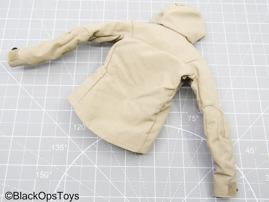 Tan Hooded Jacket