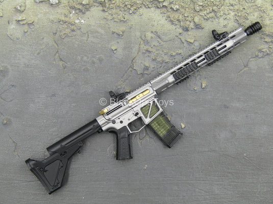 Doom's Day Kit - Black & Silver Like 5.56 Assault Rifle