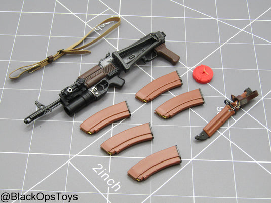 Russian Airborne In Kosovo - AKS-74 Rifle w/Attachment Set