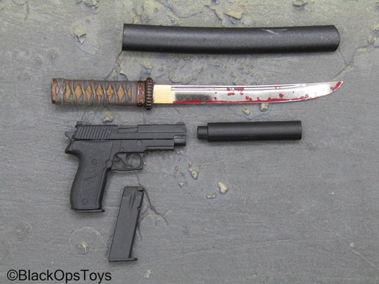 Scratch & Dent (READ DESC) - P226 Pistol w/Bloody Tanto Knife