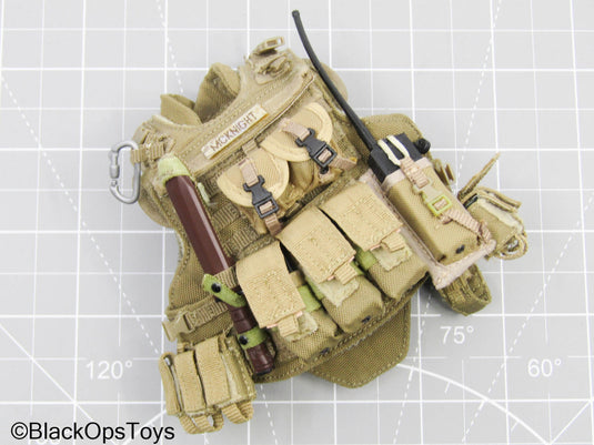 Tan Marine MOLLE Tactical Body Armor w/Accessories (Playhouse)