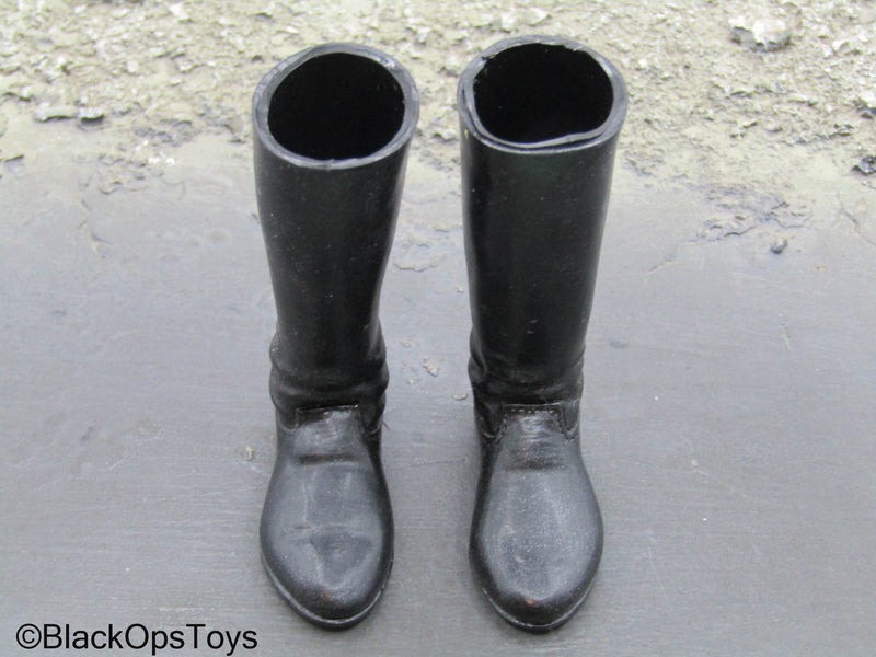Load image into Gallery viewer, Scratch &amp; Dent (READ DESC) - WWII Black Boots (Foot Type)
