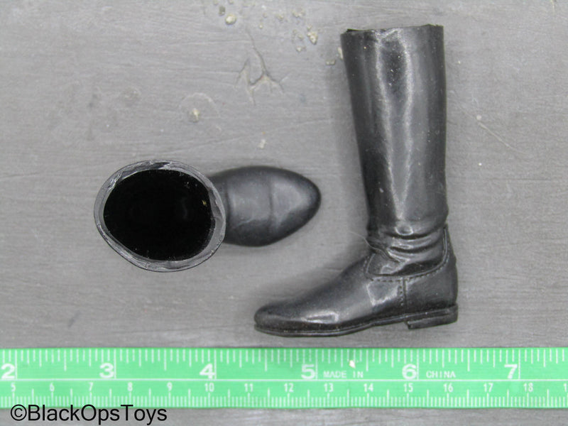 Load image into Gallery viewer, Scratch &amp; Dent (READ DESC) - WWII Black Boots (Foot Type)
